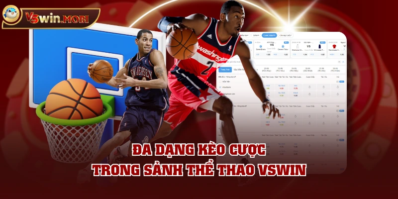 Đa dạng kèo cược trong sảnh thể thao VSWIN