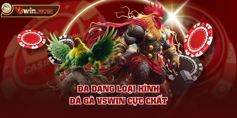 Đa dạng loại hình đá gà VSWIN cực chất