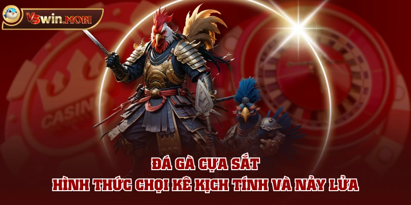 Đá gà cựa sắt - Hình thức chọi kê kịch tính và nảy lửa 