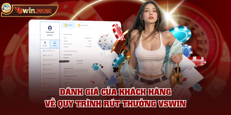 Đánh giá của khách hàng về quy trình rút thưởng VSWIN